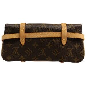 Louis Vuitton Brown bag Marelle waist Monogram body Bag clutch Pochette